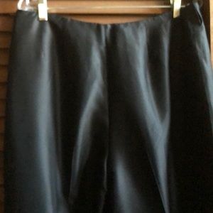 Talbots black silk pants size 16